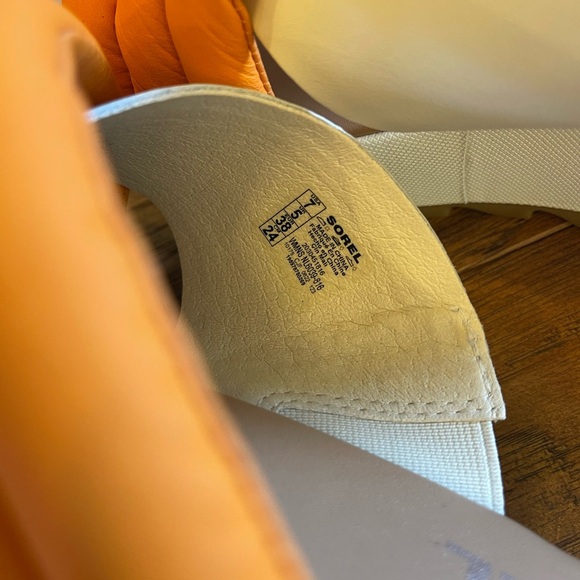 Sorel Cameron Puff Leather Wedge Slide Sandals Womens Size 7 - Picture 8 of 8